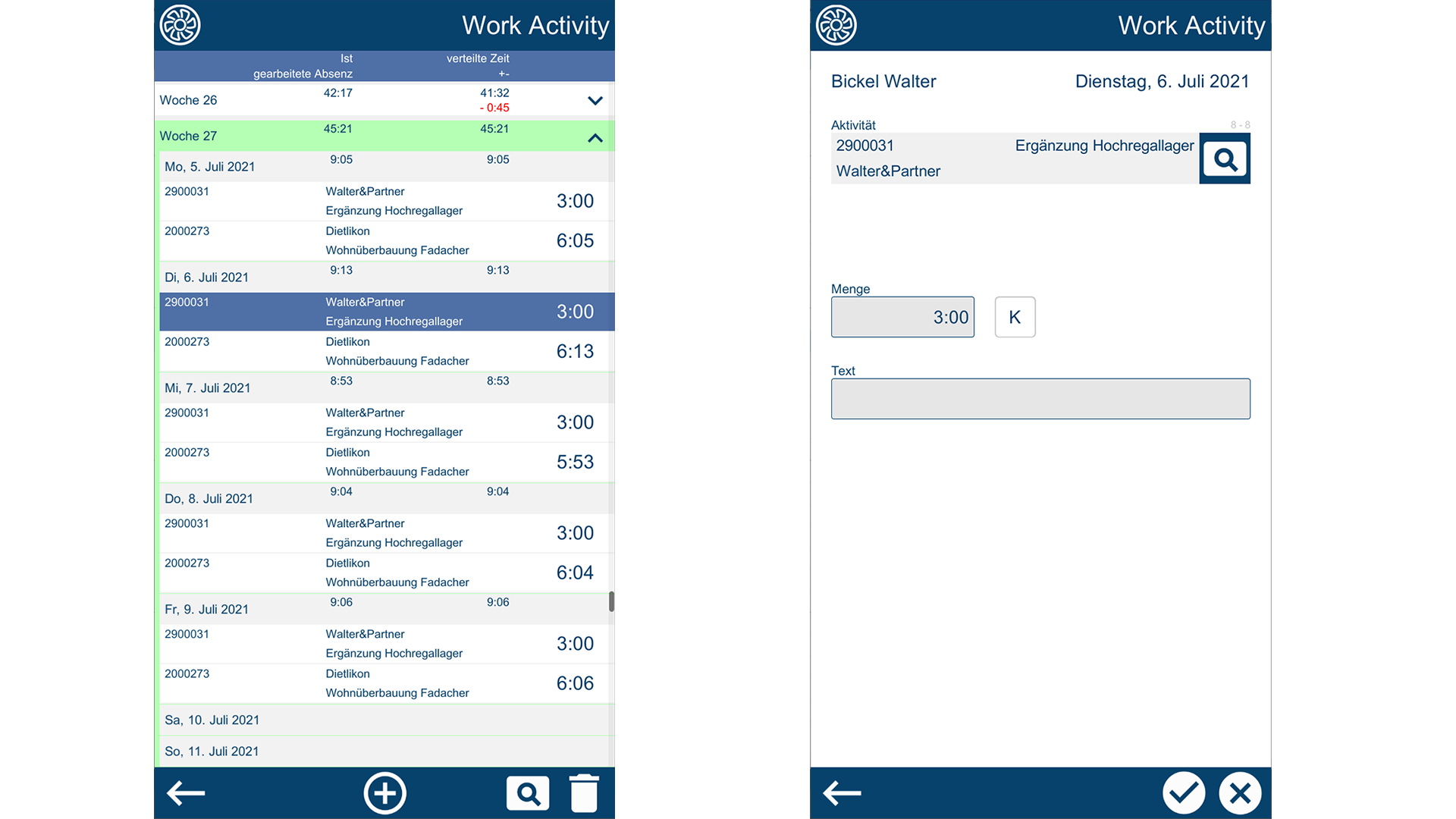 Mobatime-Zeiterfassung-Projektzeiterfassung-Activity