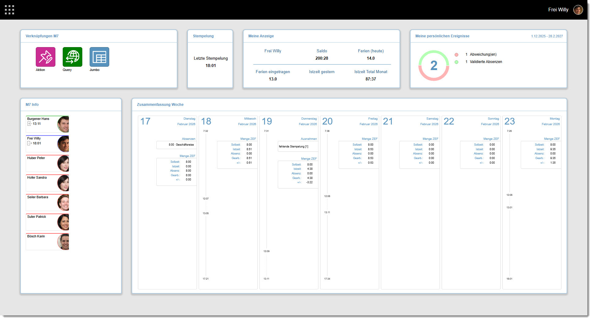 M7 Self Service Deutsch